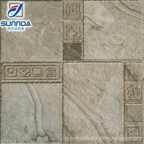 digital inkjet 3D glazed ceramic rough floor tile for garden ,corridor, bacony